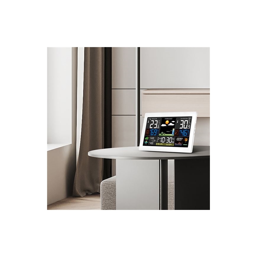 Meteostanice s barevným LCD displejem 5V/2xAA + 2xAA