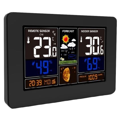 Meteostanice s barevným LCD displejem 2xAA/5V Wi-Fi Tuya