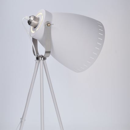 LED Stojací lampa 1xE27/8W/230V bílá 145cm