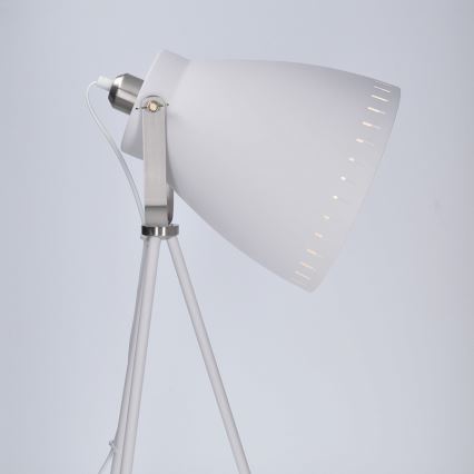 LED Stojací lampa 1xE27/8W/230V bílá 145cm