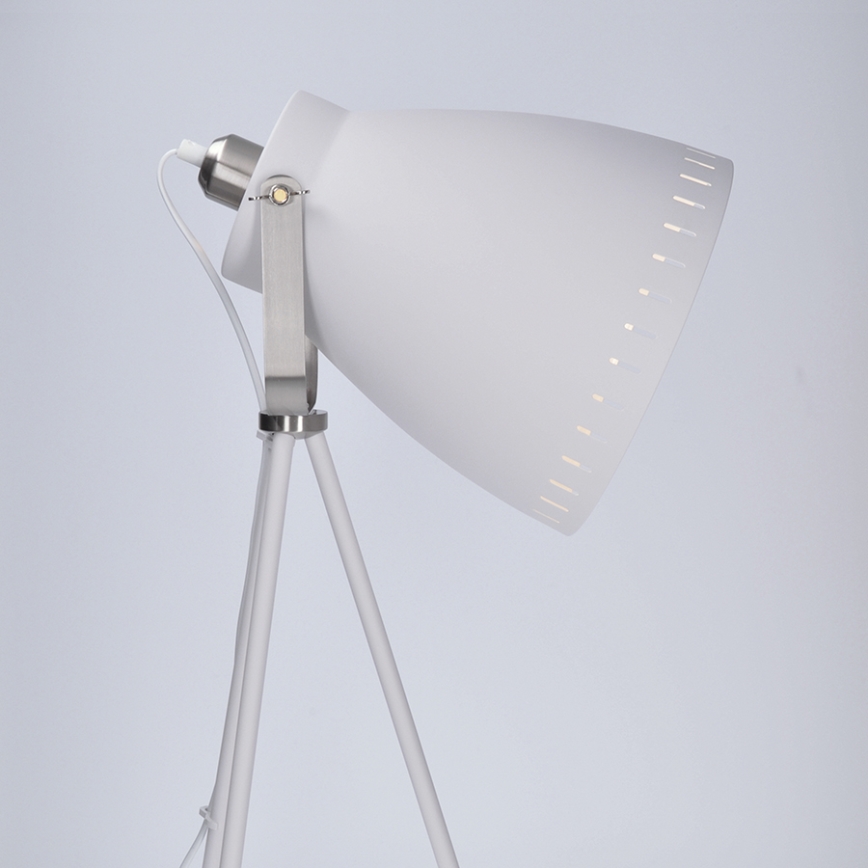 LED Stojací lampa 1xE27/8W/230V bílá 145cm