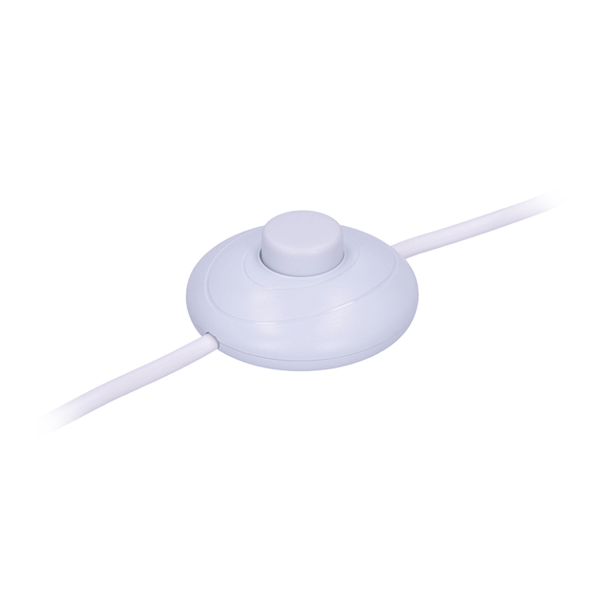 LED Stojací lampa 1xE27/8W/230V bílá 145cm