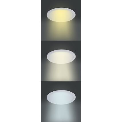 LED Panel LED/12W/230V 3000/4000/6000K pr. 17 cm bílá