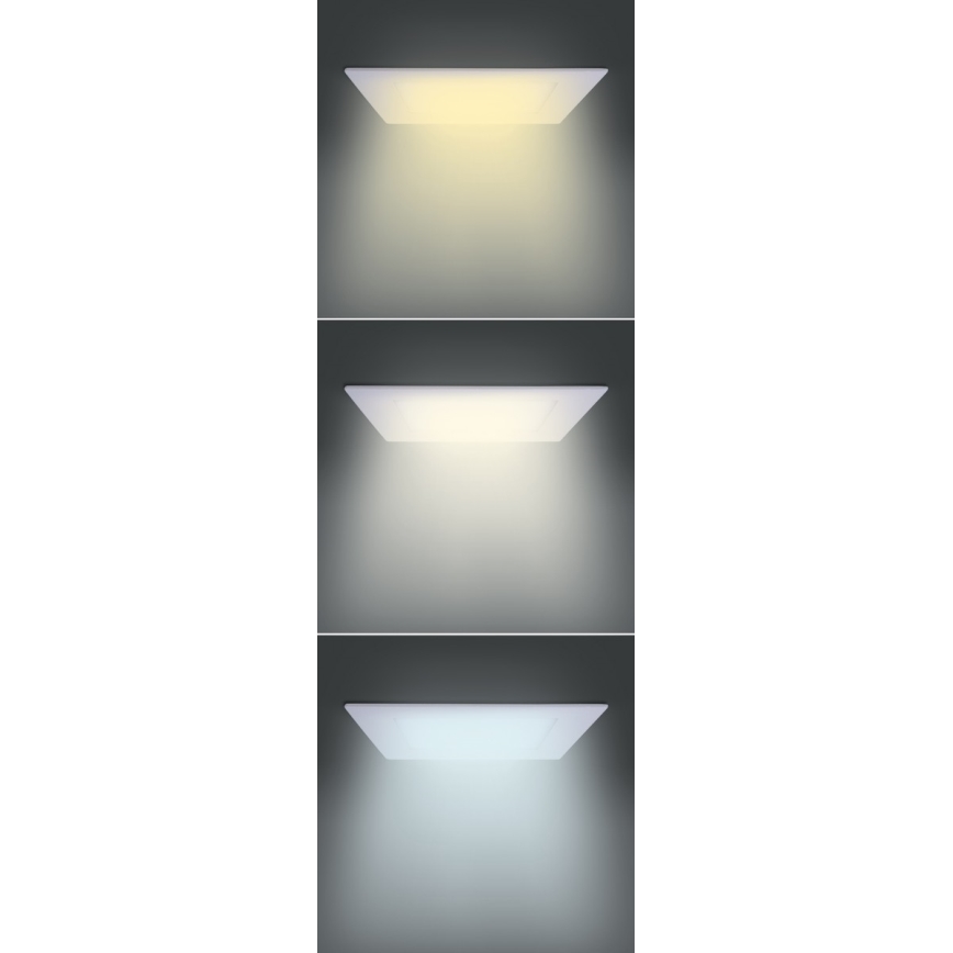 LED Podhledové svítidlo LED/12W/230V 3000/4000/6000K 17x17 cm bílá