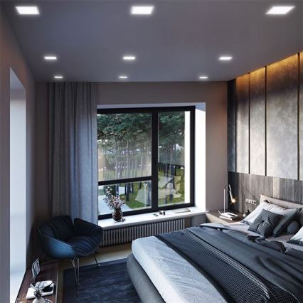 LED Panel LED/24W/230V 3000/4000/6000K 30x30 cm bílá