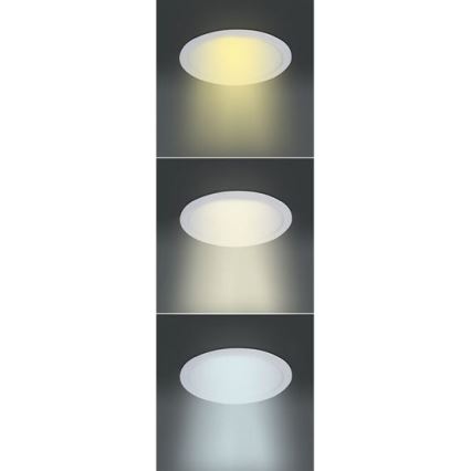 LED Panel LED/6W/230V 3000/4000/6000K pr. 12 cm bílá