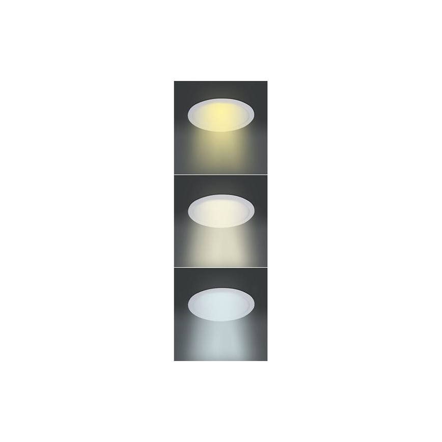 LED Panel LED/6W/230V 3000/4000/6000K pr. 12 cm bílá