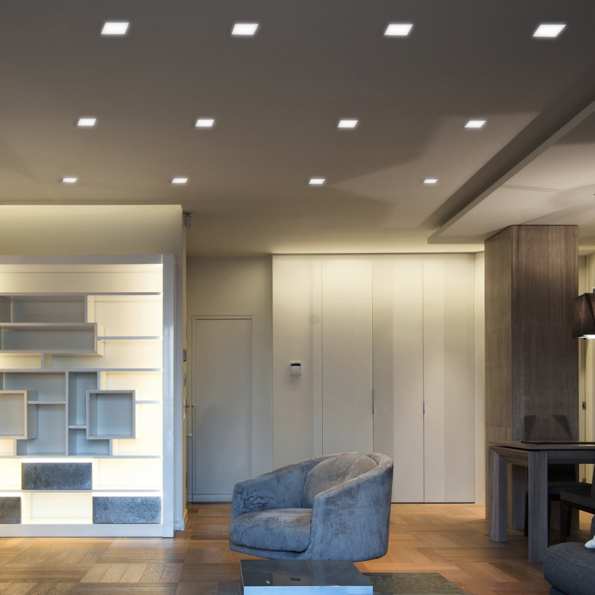 LED Podhledové svítidlo LED/6W/230V 3000/4000/6000K 12x12 cm bílá