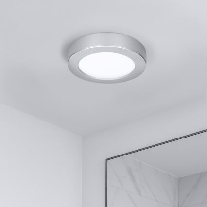 LED Přisazený/podhledový panel 2v1 LED/12W/230V 3000/4000/6000K pr.17cm IP54 stř