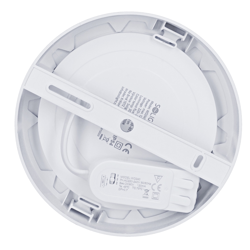 LED Přisazený/podhledový panel 2v1 LED/12W/230V 3000/4000/6000K pr.17cm IP54 stř