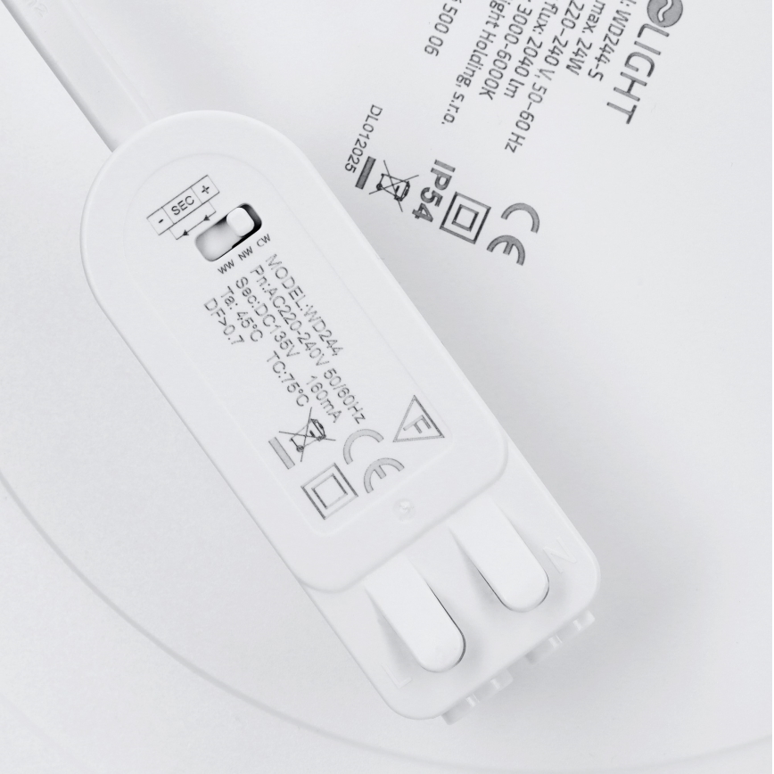 LED Přisazený/podhledový panel 2v1 24W/230V 3000/4000/6000K pr. 30 cm IP54 stř