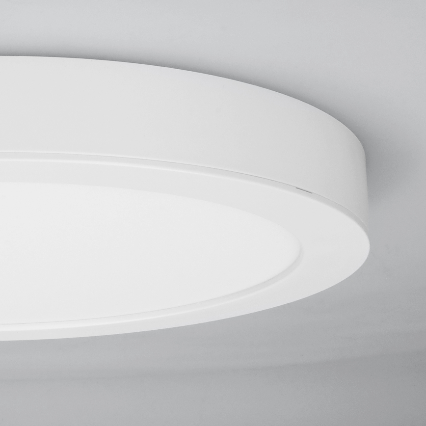 LED Přisazený/podhledový panel 2v1 24W/230V 3000/4000/6000K pr. 30 cm IP54 bílá