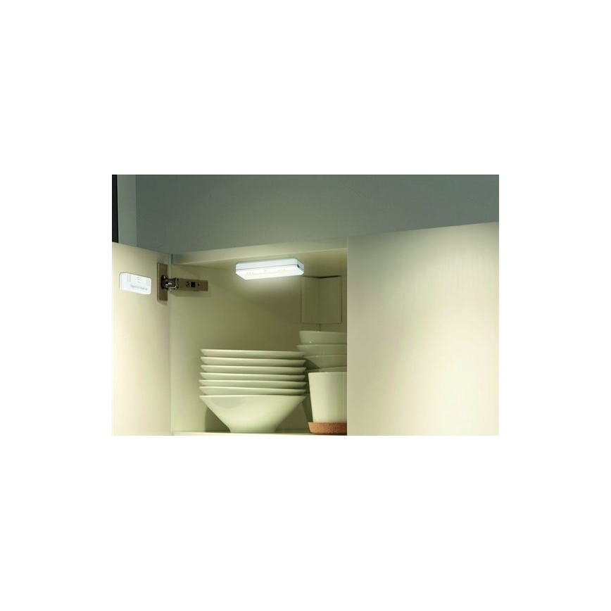 SADA 2x LED Osvětlení skříně LED/0,5W/2xAAA