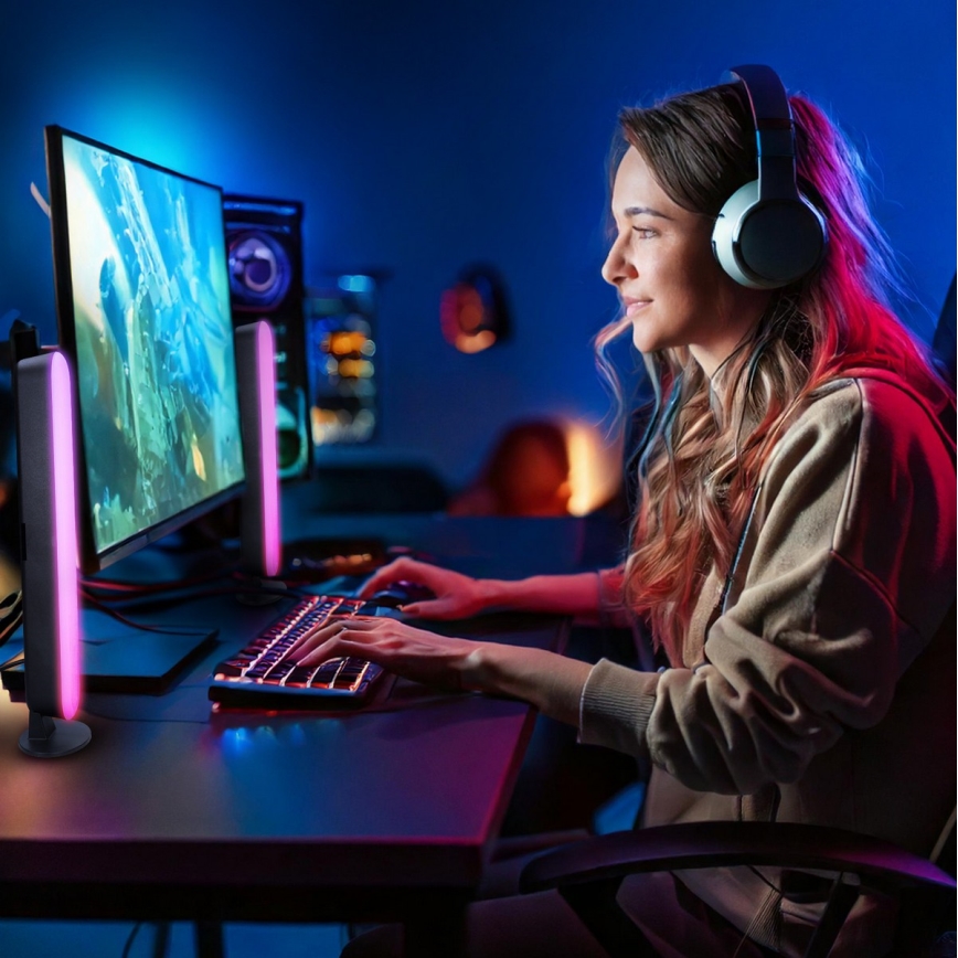 LED RGB Osvětlení Gaming + dálkové ovládání