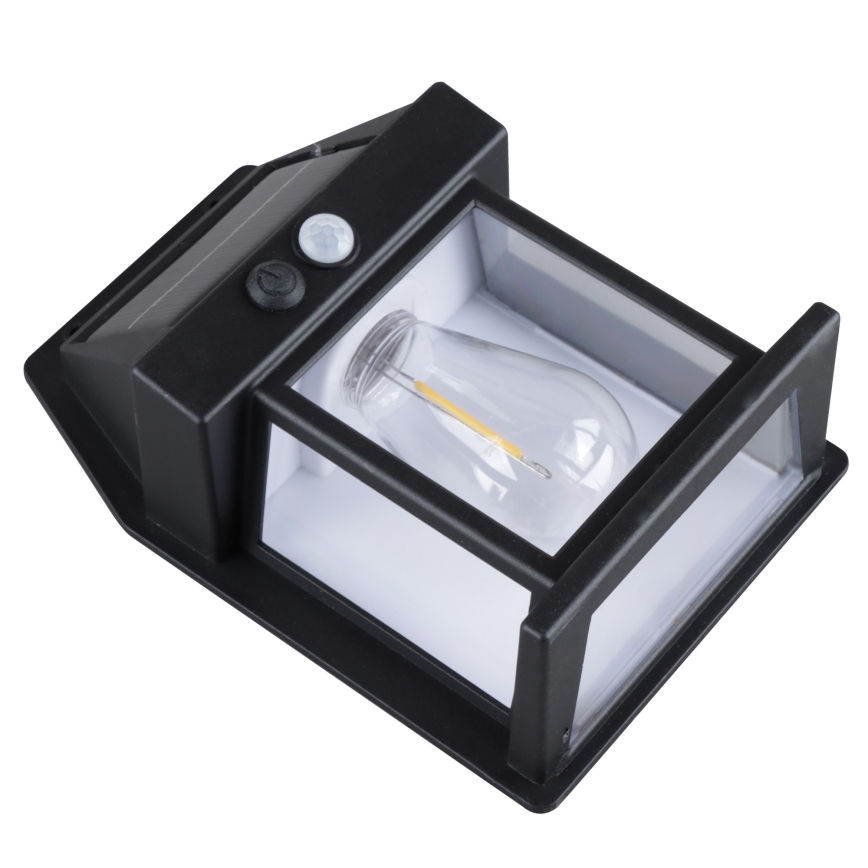 LED Stmívatelná solární lucerna se senzorem LED/3,7V IP44 1200 mAh
