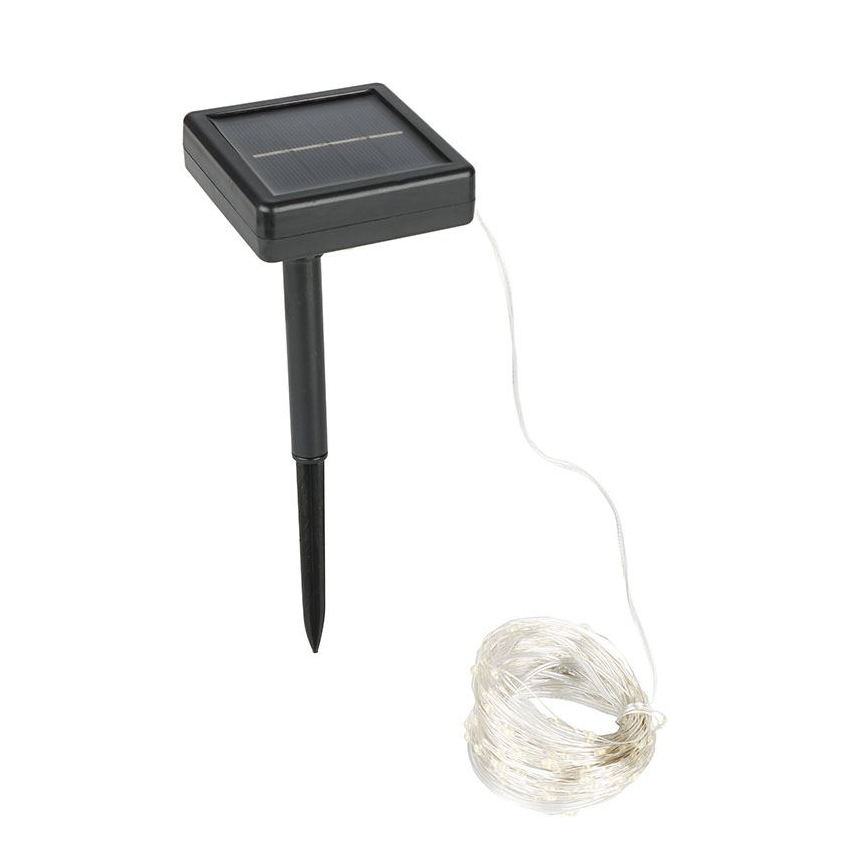 LED Solární dekorační řetěz LED/3,7V 800 mAh 22 m