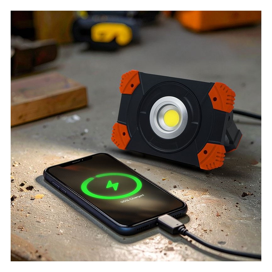 LED Nabíjecí reflektor LED/10W/3,7V 4400 mAh
