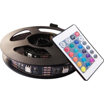 SADA 2x LED RGB Pásek pro TV s dálkovým ovladačem LED/USB 2x50cm