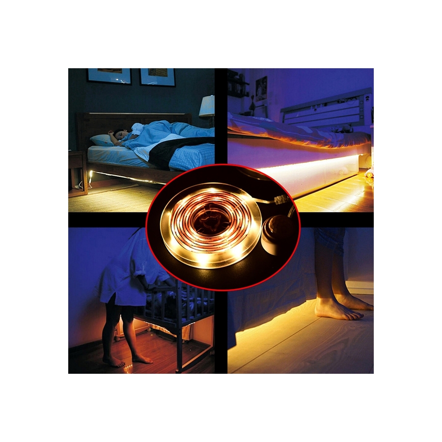 LED pásek se senzorem 4xAAA 1m