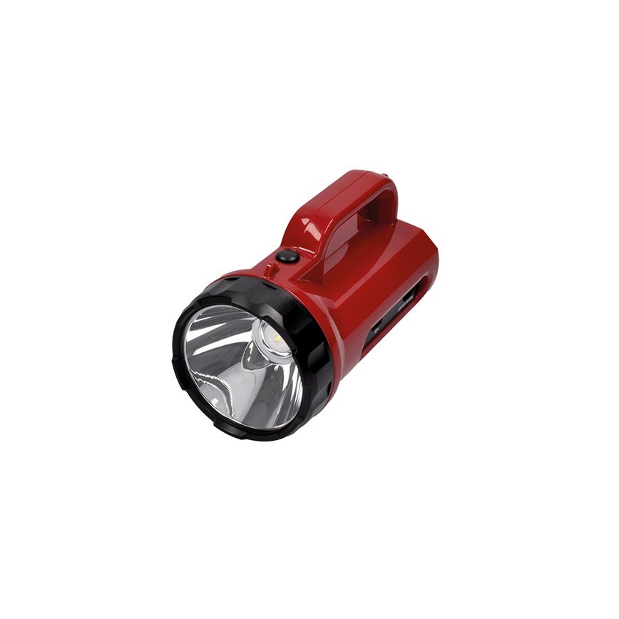 LED nabíjecí svítilna 1xLED/5W/4V červená