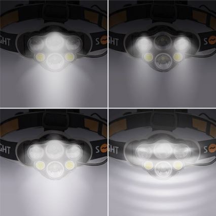 LED Nabíjecí čelovka LED/USB 2200mAh IP44