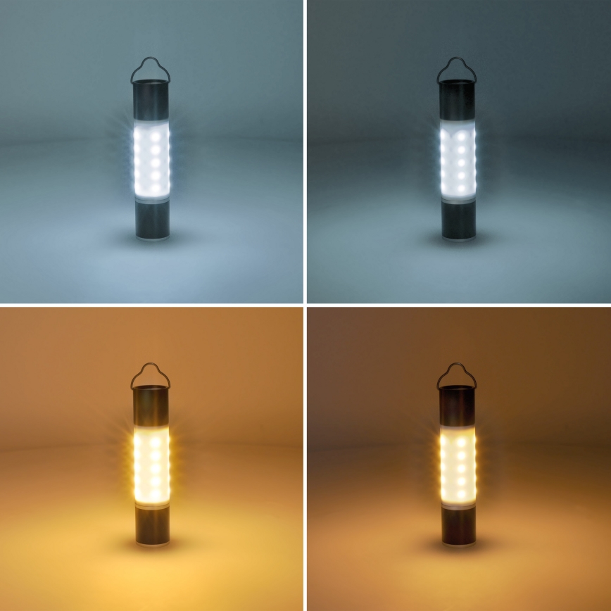 LED Nabíjecí kempingová svítilna s funkcí powerbanky LED/1500 mAh 3,7V IP44