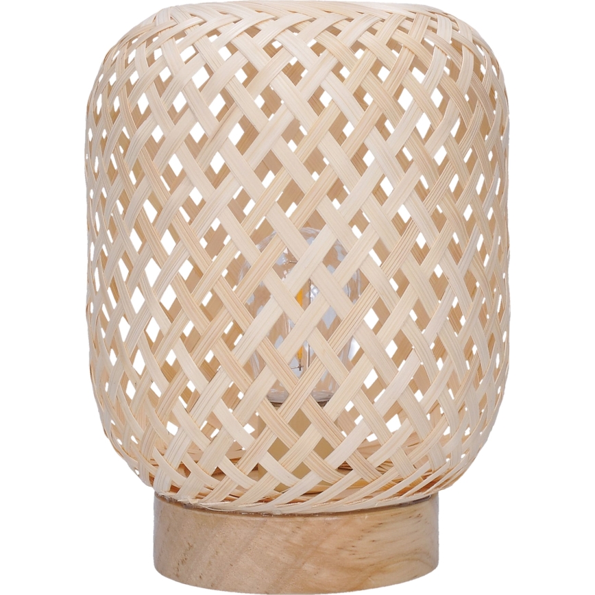 LED Dekorační stolní lampa BOHO LED/2xAAA ratan