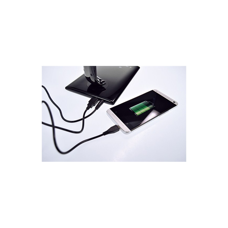 LED stolní lampa stmívatelná USB konektor LED/12W/230V bílá