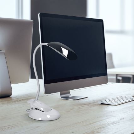 LED stolní lampa stmívatelná podstavec i klip LED/5W/230V