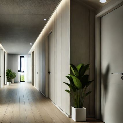 LED Nouzové podhledové svítidlo LED/1,5W/230V 1800 mAh
