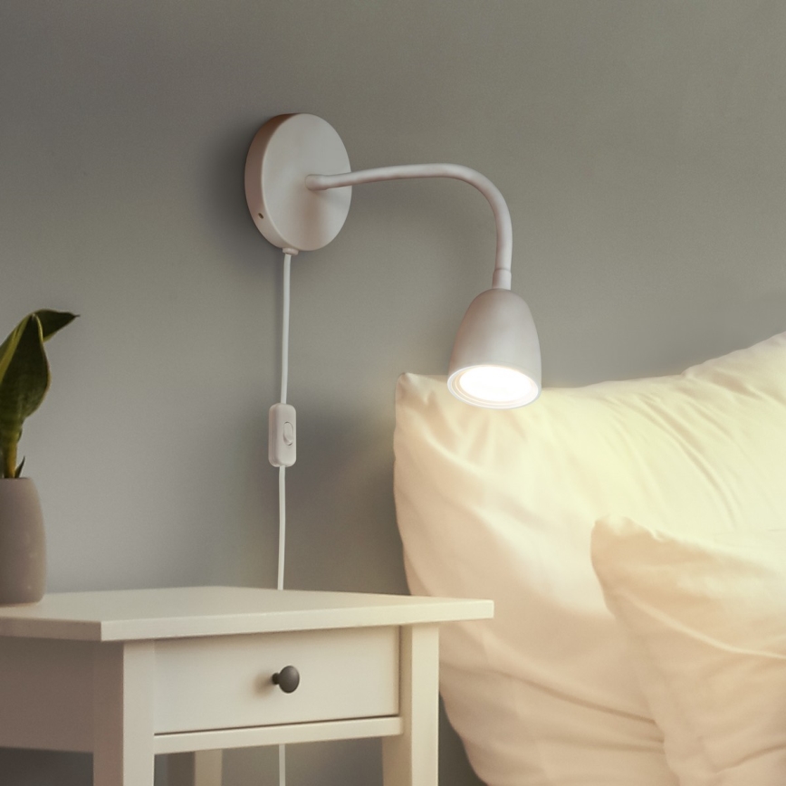 LED Stmívatelné nástěnná lampička LED/4W/230V