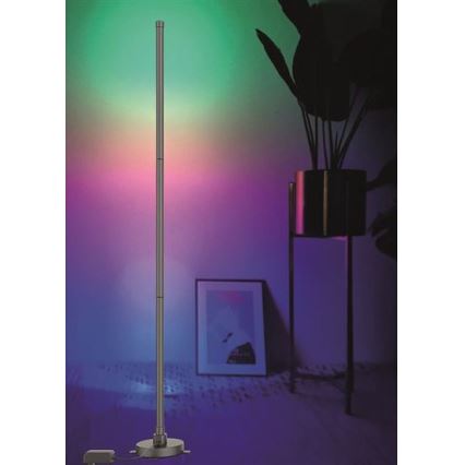 LED RGB Stmívatelná stojací lampa RAINBOW LED/18W/230V Wi-Fi Tuya + dálkové ovládání