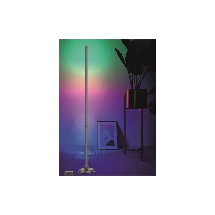 LED RGB Stmívatelná stojací lampa RAINBOW LED/18W/230V Wi-Fi Tuya + dálkové ovládání