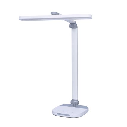 LED Stmívatelná dotyková stolní lampa s nočním osvětlením LED/10W/5V 3000/4000/5000K bílá