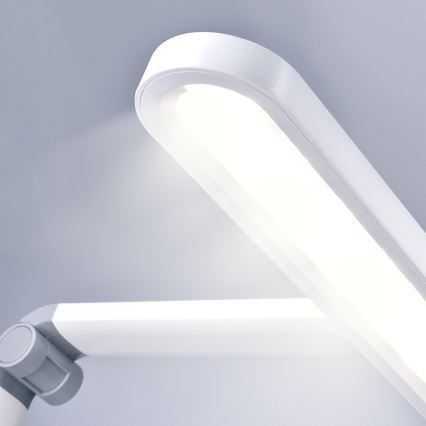 LED Stmívatelná dotyková stolní lampa s nočním osvětlením LED/10W/5V 3000/4000/5000K bílá