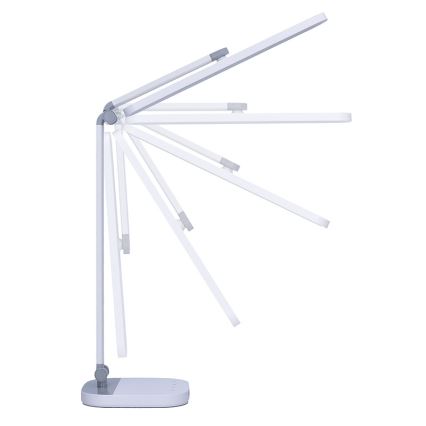 LED Stmívatelná dotyková stolní lampa s nočním osvětlením LED/10W/5V 3000/4000/5000K bílá