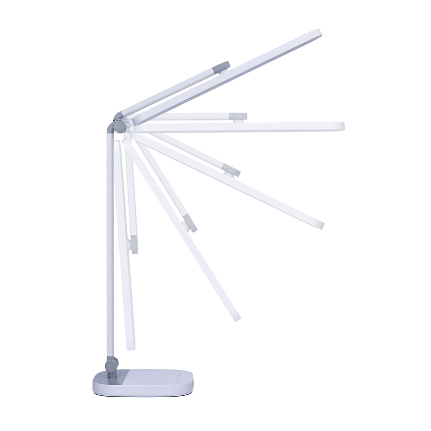 LED Stmívatelná dotyková stolní lampa s nočním osvětlením LED/10W/5V 3000/4000/5000K bílá