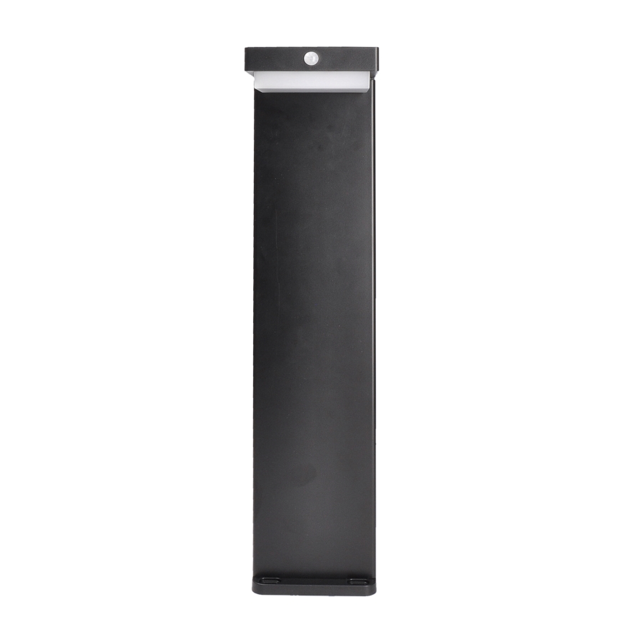 LED Solární lampa se senzorem pohybu a soumraku PALERMO LED/5W/2000 mAh IP54 černá