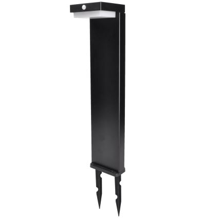 LED Solární lampa se senzorem pohybu a soumraku PALERMO LED/5W/2000 mAh IP54 černá
