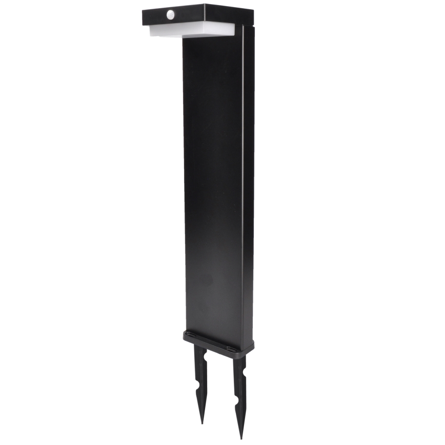 LED Solární lampa se senzorem pohybu a soumraku PALERMO LED/5W/2000 mAh IP54 černá