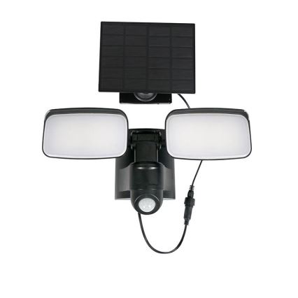 LED Solární reflektor se senzoreme LED/9W/3,7V 3600 mAh IP54