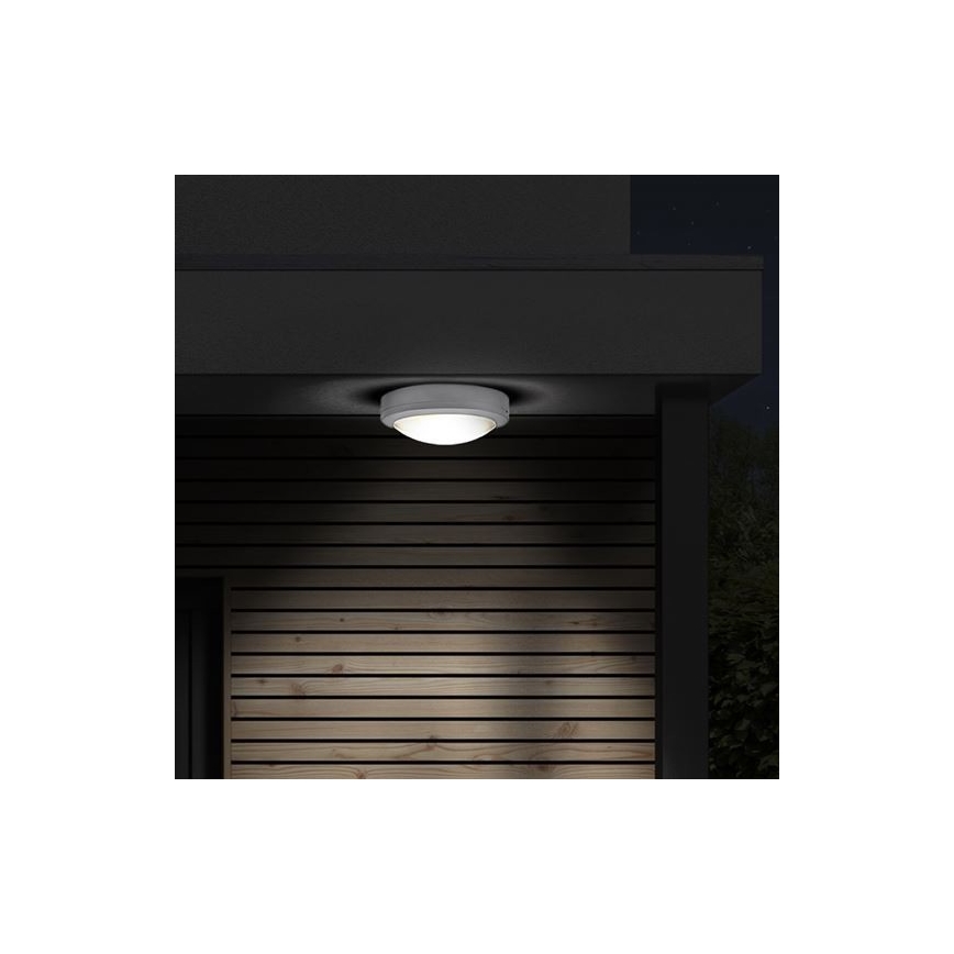 LED Venkovní stropní svítidlo SIENA LED/13W/230V IP54 pr. 17 cm bílá