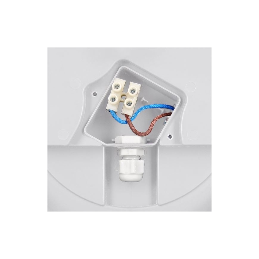 LED Venkovní stropní svítidlo SIENA LED/13W/230V IP54 pr. 17 cm bílá