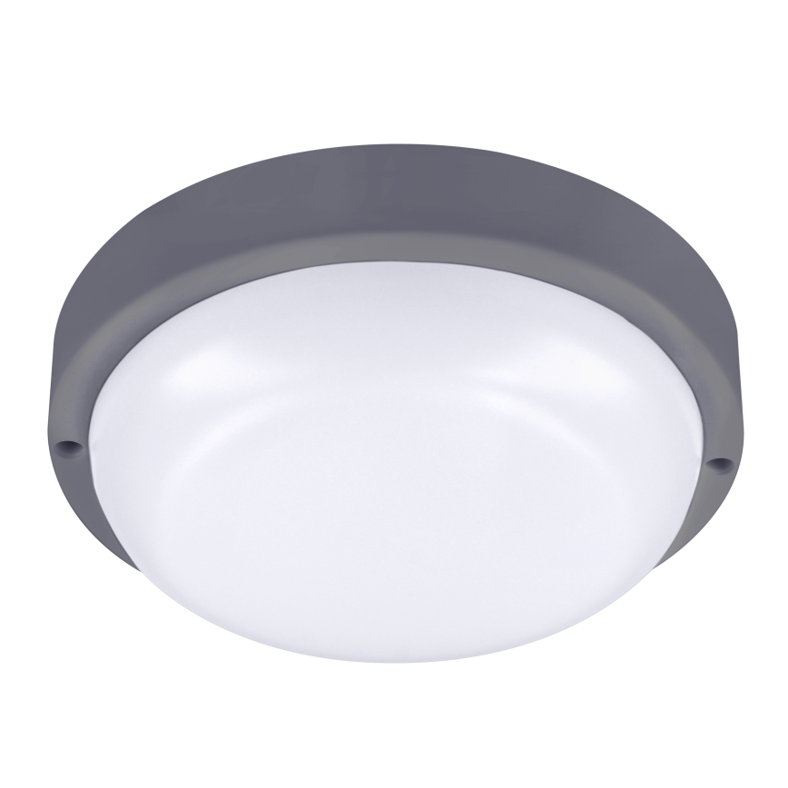 LED Venkovní nástěnné svítidlo LED/20W/230V 4000K IP54 šedá kulatý