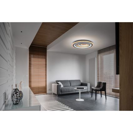 LED Stmívatelné stropní svítidlo CASCADE LED/111W/230V 3000-6500K + dálkové ovládání