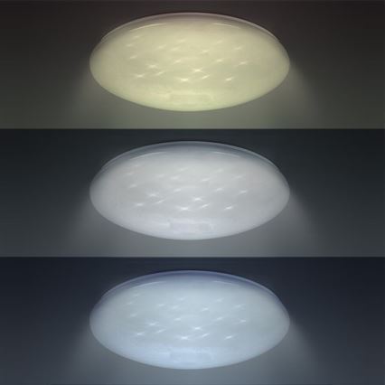 LED Stmívatelné stropní svítidlo STAR LED/24W/230V + dálkové ovládání