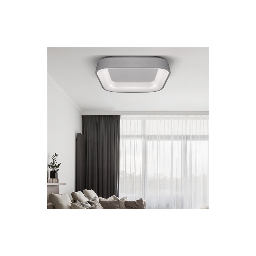 LED Stmívatelné stropní svítidlo TREVISO LED/48W/230V + dálkové ovládání