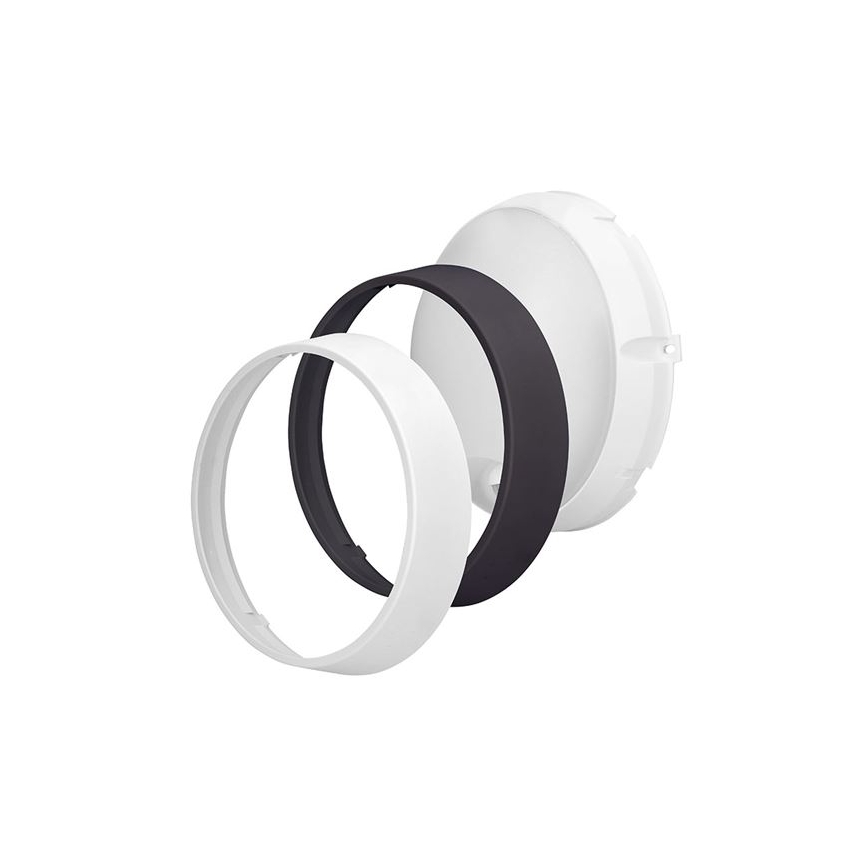 LED Venkovní nástěnné svítidlo se senzorem 2v1 LED/20W/230V 3000/4000/6500K IP65 pr. 22 cm