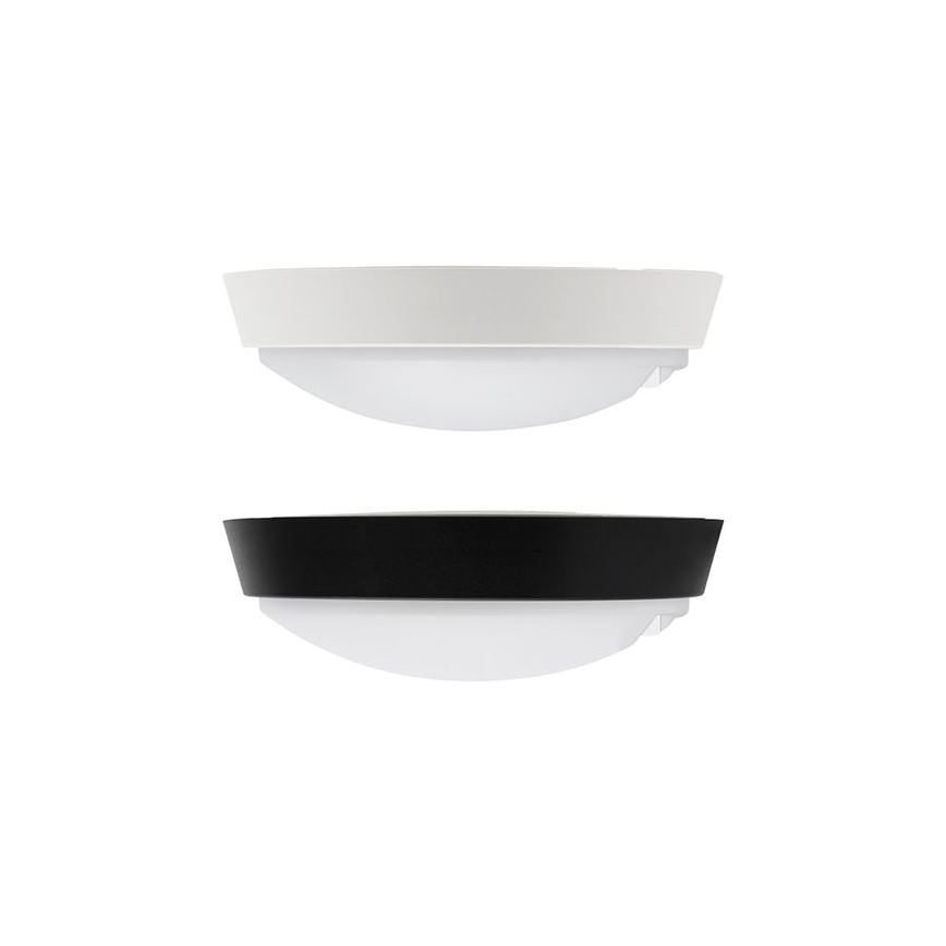 LED Venkovní nástěnné svítidlo se senzorem 2v1 LED/20W/230V 3000/4000/6500K IP65 pr. 22 cm