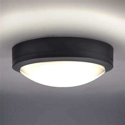 LED Venkovní stropní svítidlo SIENA LED/20W/230V IP54 pr. 23 cm antracit